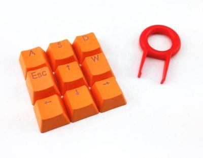 China Anti-ghosting E-Yooso PBT Keycap for Mechanical Keyboard DoubleShot Injection FPS Orange Keycap for sale