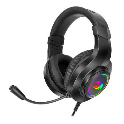 China Headband Redragon H260 RGB Gaming Headset Backlit Cable Noise Canceling Headphones for sale