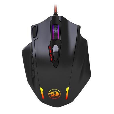 China Gaming Redragon M908 Impact RGB LED Mouse With Side Buttons 12400DPI Gaming Optical Wired Mouse for sale