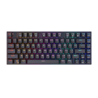 China Anti-ghosting E-YOOSO Z-88 81 Small TKL Mechanicai Mechanical Gaming Keyboard RGB Keypad Puddle Proof Backlit Design for sale