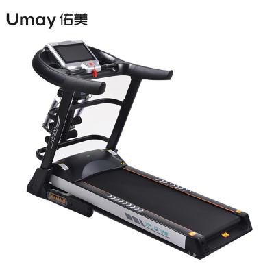 China Commercial High Quality Multi-Function AC Motor Exercise Semi-Commercial Treadmill with MP3 Speakers for sale