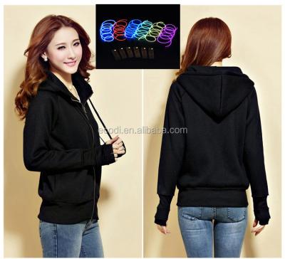 China Sound activted or constant light hot sale led clothing, light sweater, flash sweater for sale