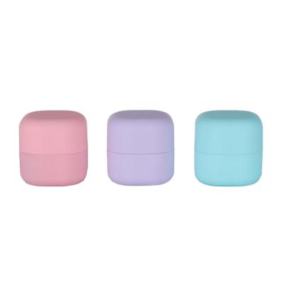 China Cosmetic 0.25oz 7g Square RoundLip Lip Balm Cute Tubes Empty Lip Balm Stick Refillable Lip Balm Container for sale