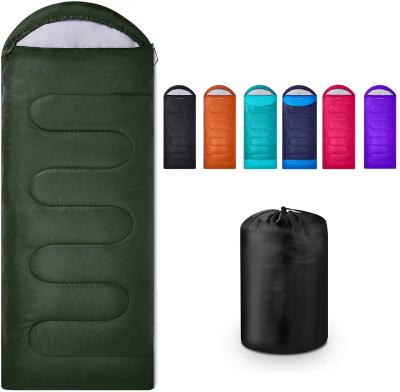 China Envelope Type Nature Rise Portable Outdoor Waterproof Sleeping Bag For Cold Weather Durable Polyester Sleeping Bag For Kids for sale