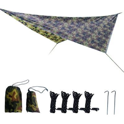 China Ripstop Waterproof Hammock Trap Rain Fly Tent Lightweight Camping Hammock Perfect Shelter for sale