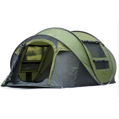 China 2022 UV-Resistant New Customized 5 Person Turbo Life Long Cabin Camping Tent Outdoor Customized Camping Tent With Automatic Open for sale