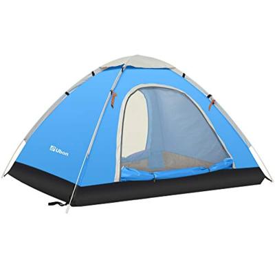 China UV-Resistant Instant Portable Camping Tent 2 Door Tent With Net Protection And Durable Mat Floor Camping Tent for sale