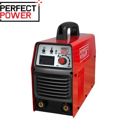 China PERFECT Equipment MMA-120 MINI Inverter Welding Machine Manual Metal Arc Welder Converter Steel Arc Welding Machine POWER for sale