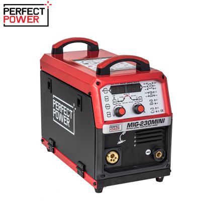 China 8mm IGBT 280 Inverter Multi-process Inverter Welder MIG-230 Mini Stick Welder Mig Welding Machine Wire-power IGBT 220v MIG Amp for sale