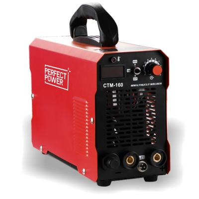 China Best Price CTM-160 Plasma Cutter Mini Pilot CTM-160 Arc Air Plasma Cutter Welder Portable Perfect Power Plasma Cutter Max 15mm for sale