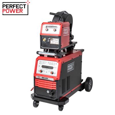 China 30mm PERFECT POWER Welder Equipment MAG/MIG Welder Transformer MIG Welder MIG-350 Inverter Welding Machine for sale