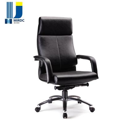 China Executive Back Luxury Boss Office Chair AJ01AKG (Full Size) High Desk Adjustable Chair Upholstery Leather for sale