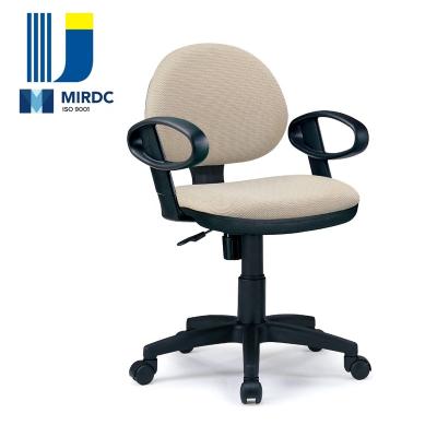 China Office Seating (Height) Adjustable Armrest Reception Counter Foam And Fabric Swivel Chair For Computer Desk 639AG for sale