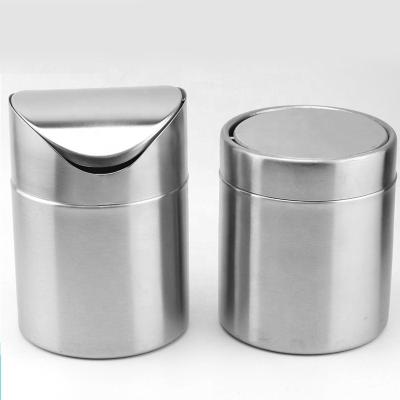 China Stainless Steel Sustainable Table Waste Bin for sale