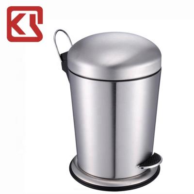 China Sustainable High Quality Round Indoor Waste Bin Waste Bin Stainless Steel Recycle Bin for sale