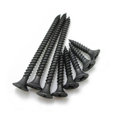 China Matte Black/Grey Phosphated Drywall Gypsum Thread Bugle Head Panel Screw Rough Drywall Screw For Drywall for sale