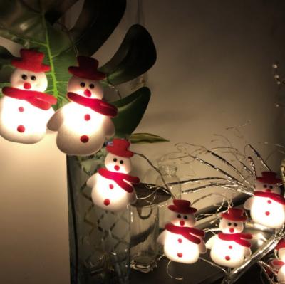 China Modern Creative Elk Snowman Christmas Simplicity Holiday Party Atmosphere Indoor Decoration LED String Lights for sale