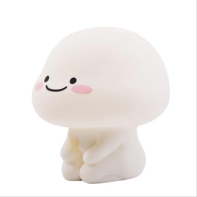 China Modern Silicone Timing Bedside Cute Sleeping Bedroom Night Light Kids Night Fill Light for sale