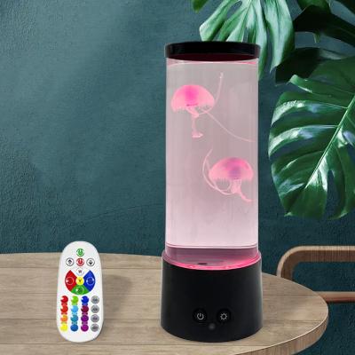 China New Style 16 Colors Jellyfish Lamp Table Lamp Unstuck Color Changing Led Lamps Decor Jellyfish Home Light for sale