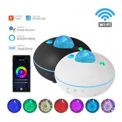 China Smart Control Music RGB Aurora Projector Star Night Light Small Size Led Projector New For Kids Laser Galaxy Projector for sale