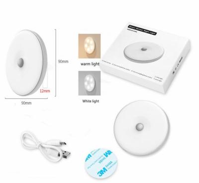 China Modern Upgraded Motion Sensor Led Night Light, Battery Operated Wall Light Used for Stairs Corridor Bathroom Buffet Sensor Light for sale