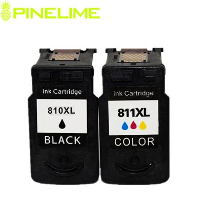 China Re-Manufactured Remanufactured ink cartridge 810 811 PG810 CL811 for Canon MP245/258 with show ink level for sale