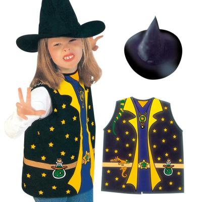 China Fancy Kids Dress Up 3-7 Years Western Children Funny Character Lovely Children Hack Indian Rider Cook Witch Worker Party Costume for sale