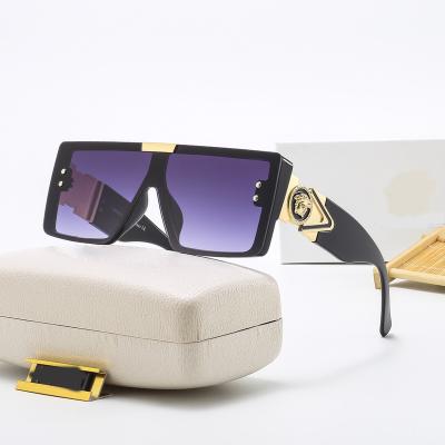 China Fashion sunglasses light up luxury oversized shades 2022 women sunglasses frame uv400 wholesale designer sunglasses MP190 big shade for sale