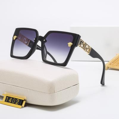 China Fashion sunglasses light up luxury oversized shades 2022 sunglasses women wholesale frame designer sunglasses MP402 big shade for sale