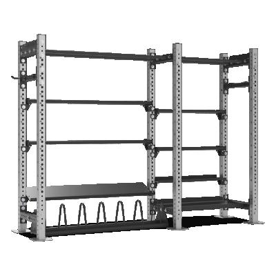 China Multi Function Fitness Equipment Gym Equipment Storage Rack Organizer New Multifunctional Rack Design for sale