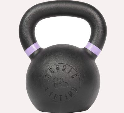 China Custom Durable Porcelain Gym Home Strength Sports Training Solid Kettlebells for sale