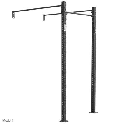 China Multifunctional Gym Rack Fitness Equipment 2 Rack Mount Installation Barbell Wall Gym Installations for sale