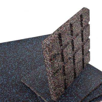 China Gym or home studio/Commercial Gyms/Personal Heavy Duty Sports Floor Roll Interlocking Backyard Slip Rubber Tiles For Free Weight Training for sale