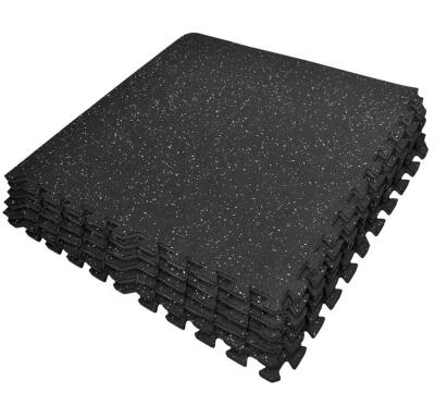 China Modern Rubber Mats Tile Gym Puzzle Thick Piece Flooring Mats Floors Protect Soft Rubber Floor Mat for sale