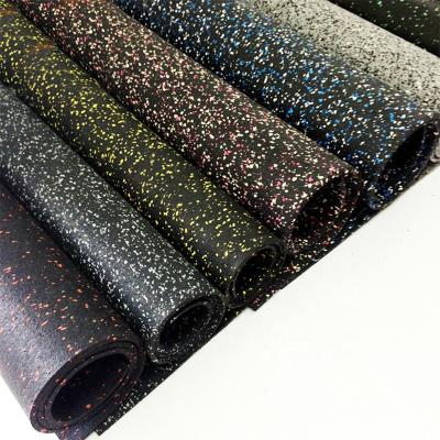 China Modern High Quality Aging Resistance 3-12mm Gym Rubber Flooring Roll for sale