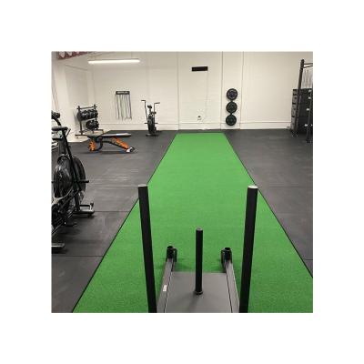 China Gymnasium Synthetic Turf Sports Training Fitness Artificial Grass With 5Mm Foam for sale