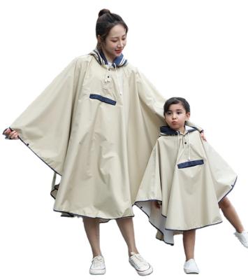 China PVC Adults Children Students Kids Adults Rain Poncho Costume Custom Logo for sale