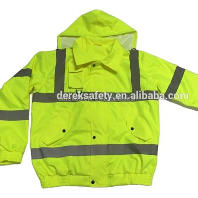 China High Quality Water Proof Road Safety Police Waterproof Reflective Jacket for sale