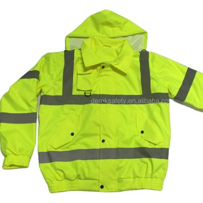 China High Quality Water Proof Traffic Multiple Pockets Reflector Safety Jacket for sale