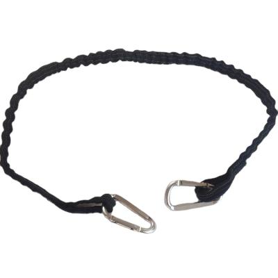 China New Product Durable Safety Climbing Hook Tool Retractable Elastic Lanyard for sale