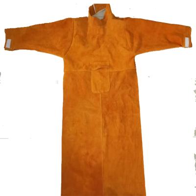 China UV Protection Top Quality Cow Split Leather Welding Apron for sale