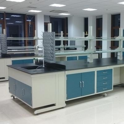 China Modern Lab Furniture School Shelf Table Work Lab Steel Lab Workbench for sale