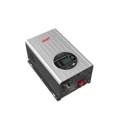 China Solar Power System MUST Pure Sine Wave Inverter 12v 220v 5000w Solar Powered Inverter 1000w 3000w 5000w for sale