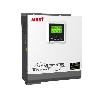 China Home Solar Power System Pure Sine Wave Inverter 2KW 3KW 24VDC Built In 60A MPPT for sale