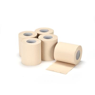 China Cheap Eco - Friendly Recycle Bamboo Pulp Toilet Paper Tissue With Customized Package for sale