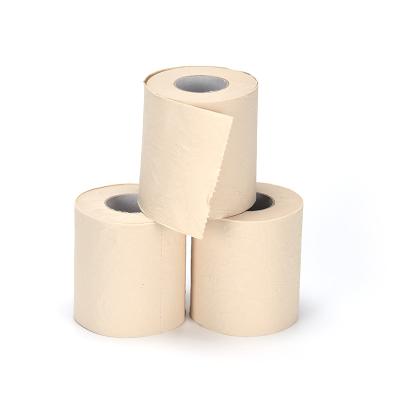 China Eco-friendly Soft Comfortable Home Tissue Paper Hand Towels Toilet Paper Roll Toilet Paper Roll Unbleached Soft Paper for sale