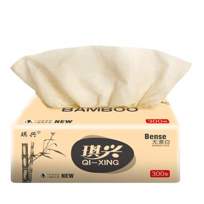 China Wholesale Soft Facial Tissue Custom Logo 3 Ply Bamboo Pulp Cheap Facial Tissue for sale