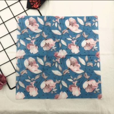 China 33*33cm Colorful Wholesale Custom 2ply Printing Colors Square Party Paper Napkin for sale