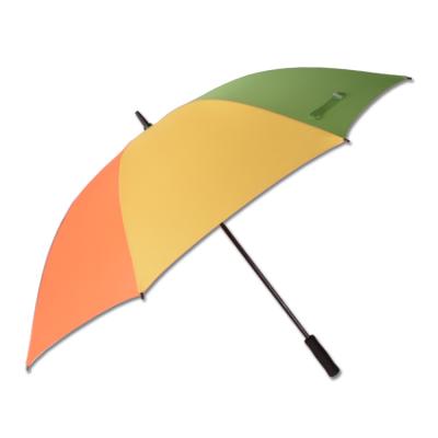 China Fiberglass Stick Golf Umbrella Hanging Waterproof Rainbow For Women Men for sale