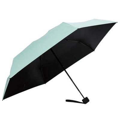 China Wholesale Custom New Arrival Light Weight Mini Compact Sun Rain Travel Portable Umbrella for sale